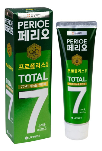 Perioe, Зубная Паста Комплексного Действия, Total 7 STRONG 120 г 