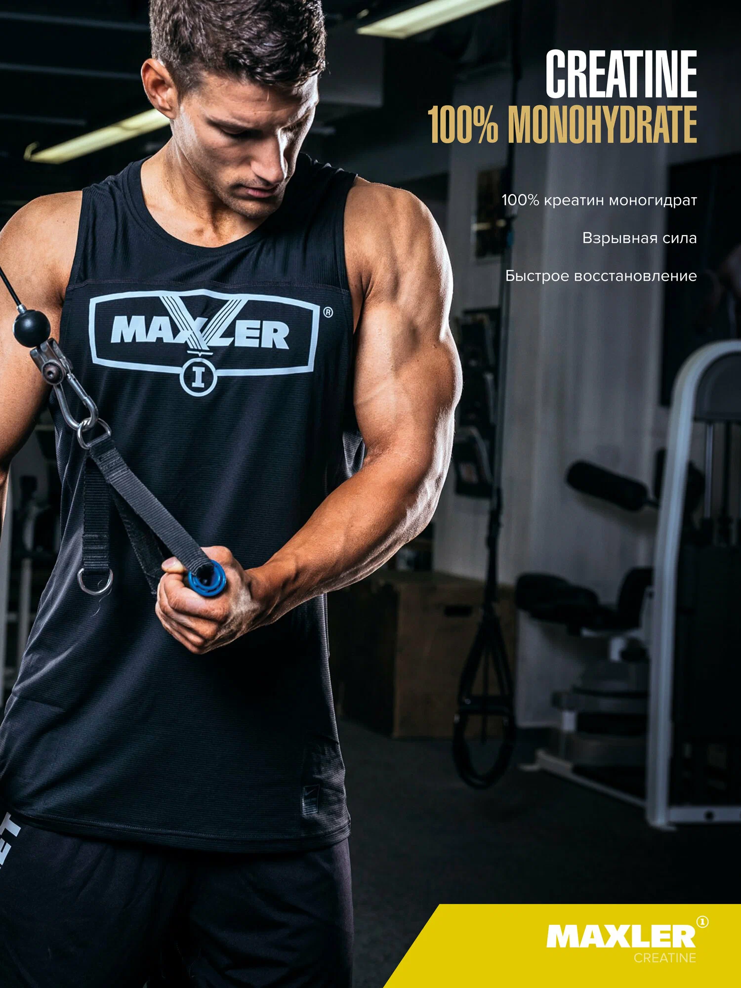 Maxler Креатин моногидрат, Creatine 500 гр (банка)