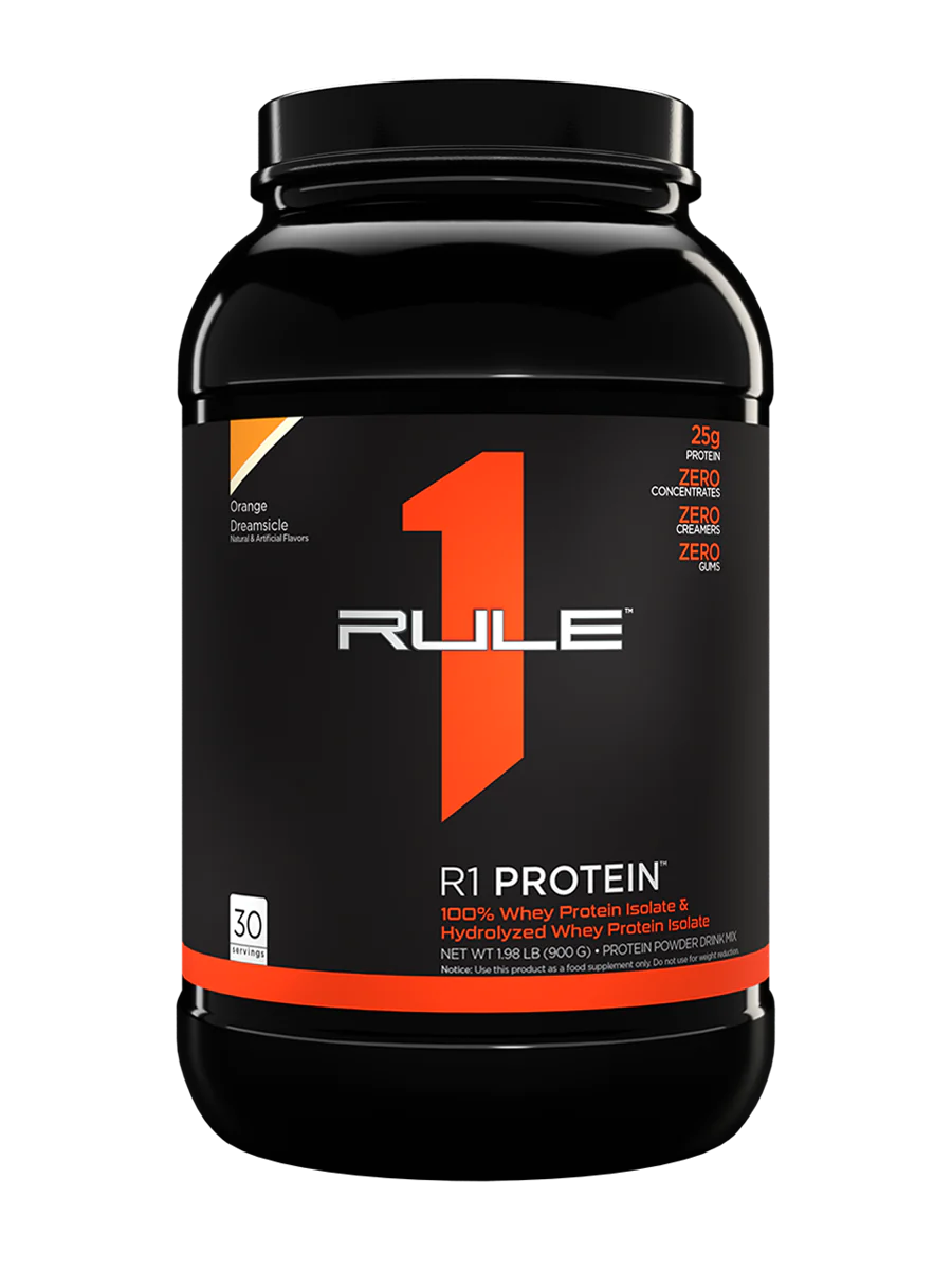 RULE1, Изолят протеина, Protein 900гр (2 lbs.)