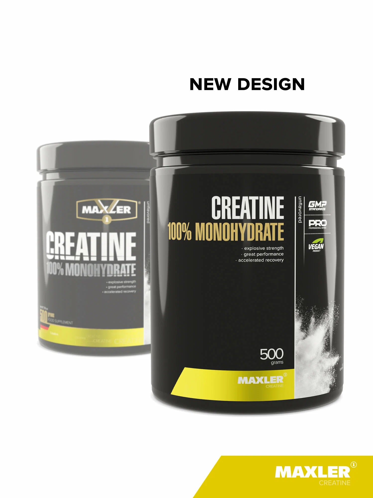 Maxler Креатин моногидрат, Creatine 500 гр (банка)