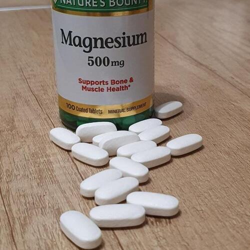 Nature's Bounty, Магний, 500 мг, 100 таблеток, покрытых оболочкой
