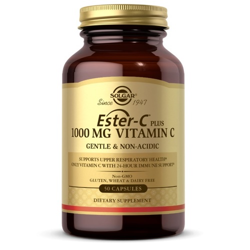 Solgar Витамин C, Ester C Plus Витамин C 1000 мг 50 капсул