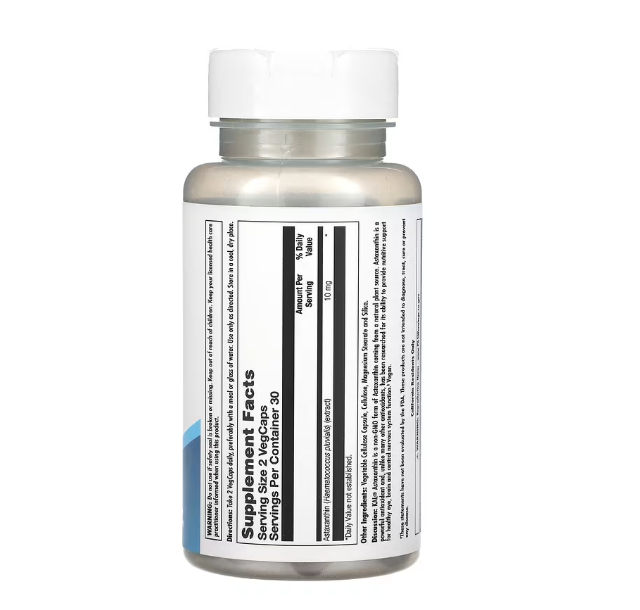 KAL, Astaxanthin, Астаксантин, 10mg - 60 табс.