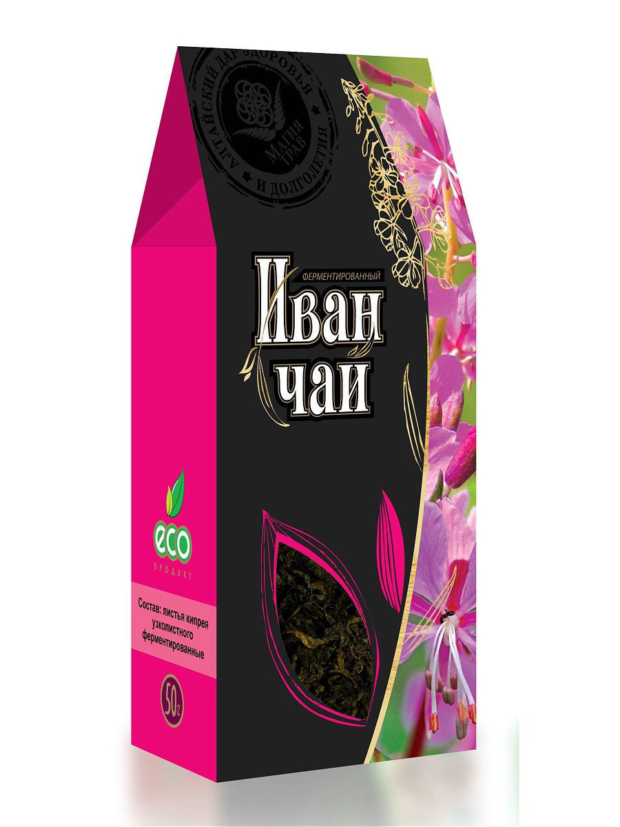 Магия трав Иван-чай с ферментированный 50 гр