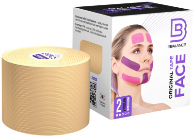 BBTape Кинезио тейп, FACE TAPE 5см*5м