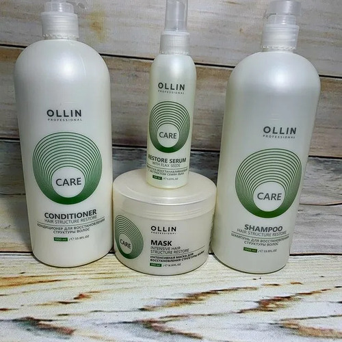 OLLIN Professional Care Шампунь для восстановления структуры волос, 1000 мл