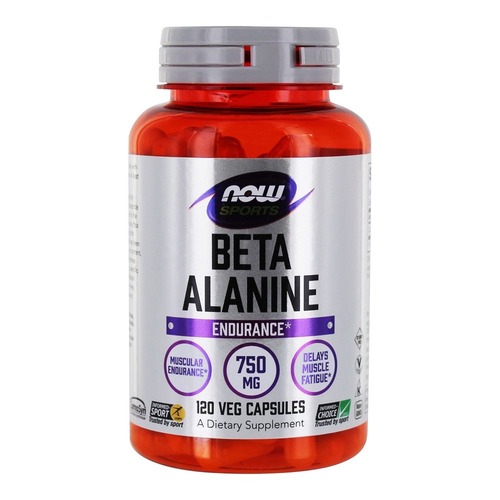 Now Foods Beta Alanine, Бета Аланин 750 мг (120 капсул)