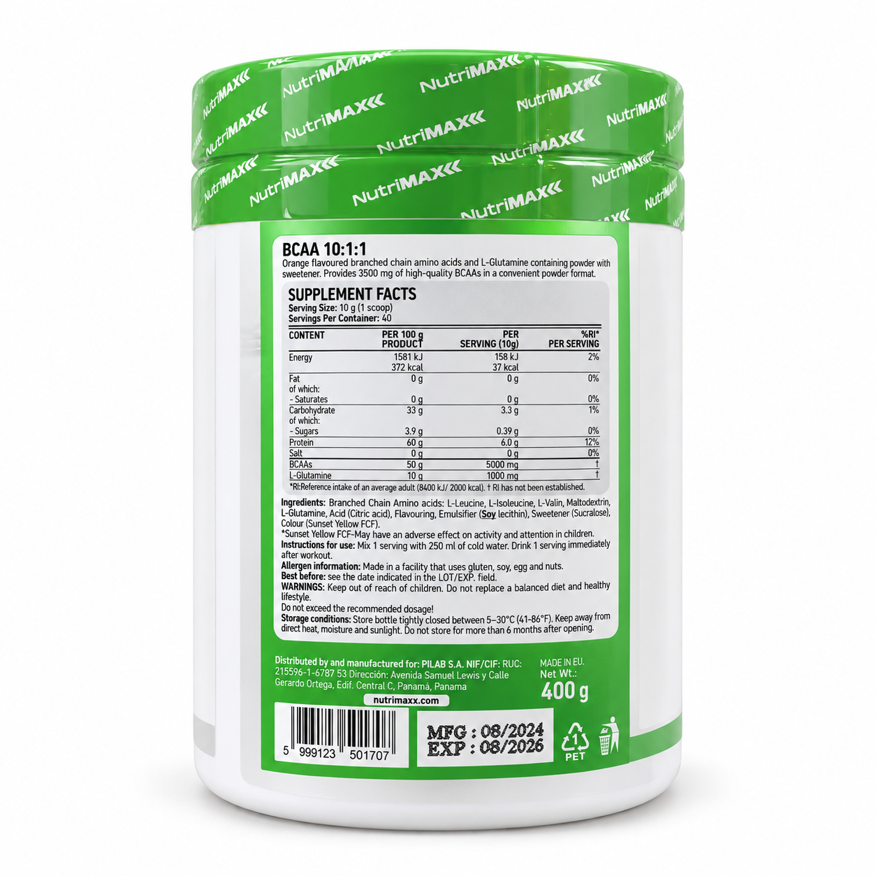 Nutrimax BCAA 400 гр.
