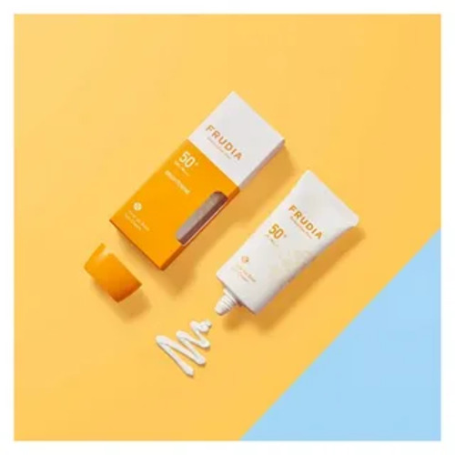 FRUDIA Солнцезащитная крем-основа Идеальный тон SPF50+/PA+++ Tone Up Base Sun Cream 50 гр