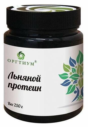 Оргтиум, Протеин льняной 250 гр