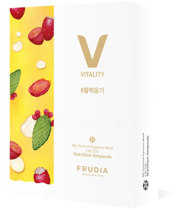 FRUDIA Маска тканевая Витаминизирующая с кактусом, My Orchard Squeeze Mask 20ml Cactus 10 шт